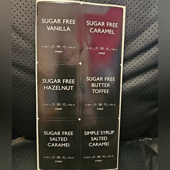 Syrup Label Stickers Set‎ - Picture 2 of 12